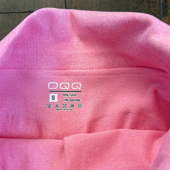 OQQ Pink Flared Leggings Small - Picture 2 of 5